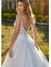 Beaded Ivory Lace Layered Tulle Fantastic Wedding Dress Beaded Ivory Lace Layered Tulle Fantastic Wedding Dress